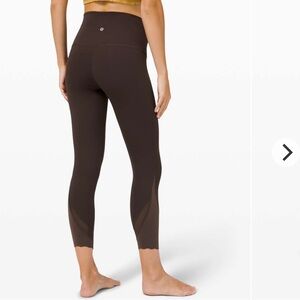 lululemon Wunder Under High Rise Crop 23” *Scallop hem